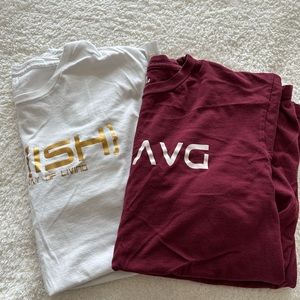 Men’s set of 2 gym shirts